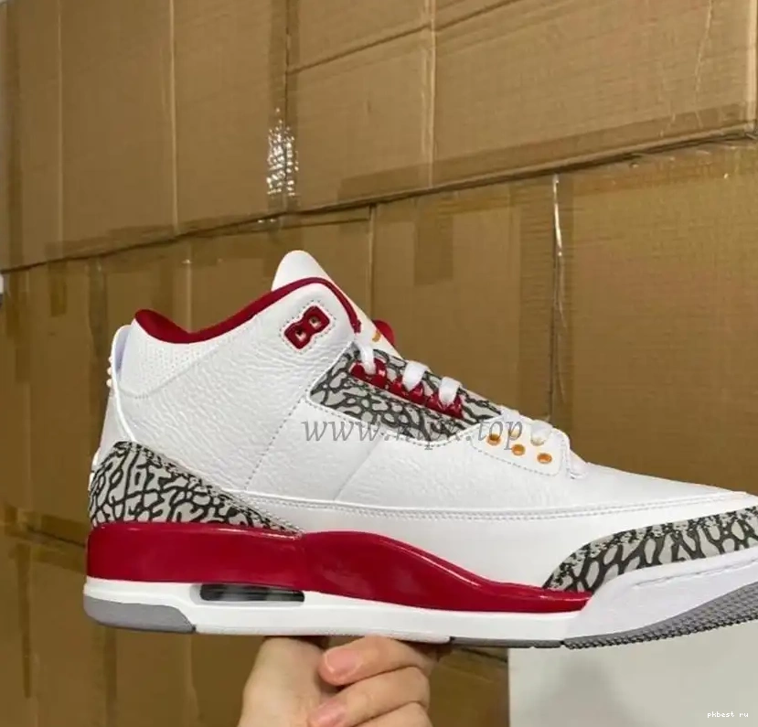 3 ship Pk materials retro air ready retail Red God jordan to Cardinal 0514